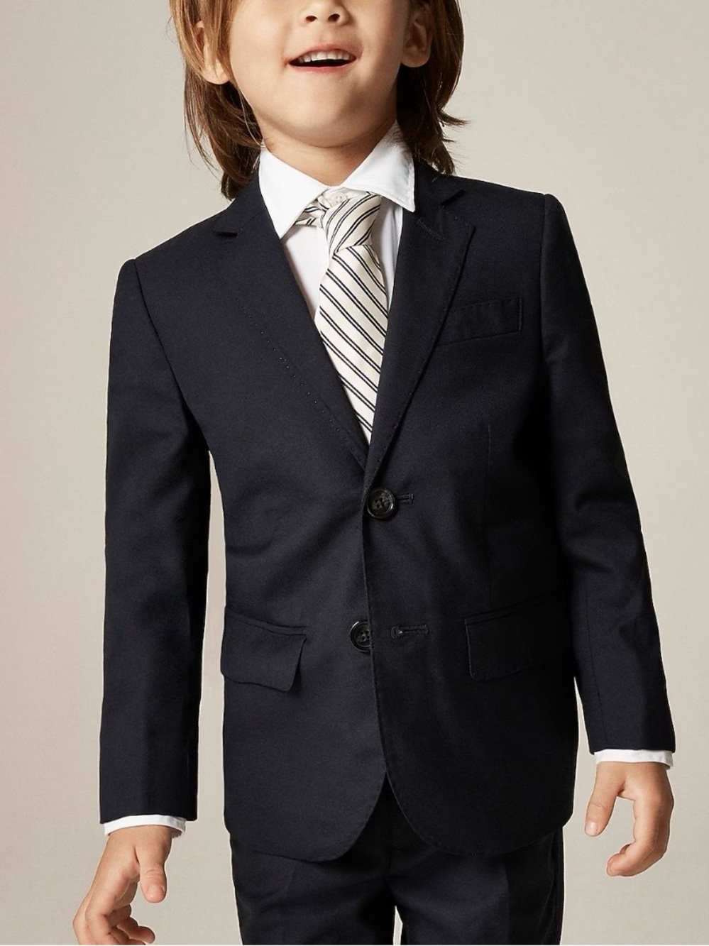 Crewcuts Ludlow Blazer Navy Cotton Twill Size: 8